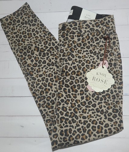 Skinny Damenhose Leopardendruck mittlerer Aufstand KNOX ROSE NEU MIT ETIKETT - Bild 7 von 12