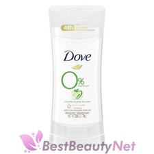 Dove 0 Aluminum 48 Hour Deodorant Cucumber and Green Tea Scent 2.6oz / 74g