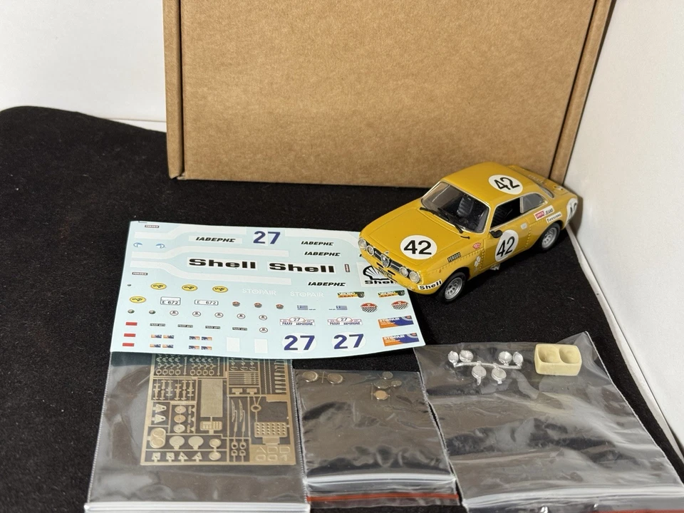 ALFA ROMEO 2000 GTV #27 ACROPOLIS RALLY 1975 SIRIOTIS-FERTAKIS 1:43 Transkit - Immagine 2 di 4