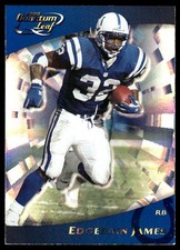 Edgerrin James 2000 Quantum Leaf #125 Colts NFL READ FREE SHIPPING AutographDen