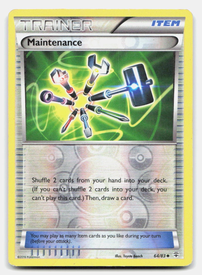 Maintenance 64/83 Uncommon Generations Pokemon Reverse Holo MP