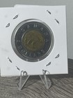 1996 Canada 2 Dollar Queen Elizabeth II Bi-Metallic Polar Bear  — photo 4