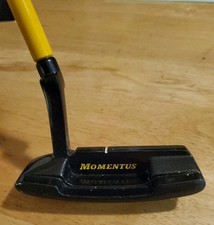 Momentus Golf Training Putter 34.5" RH Golf Club Yellow And Black