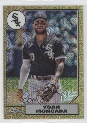 2022 Series 1 1987 Topps Chrome Silver Pack Mojo Yoan Moncada #T87C-30 3d7