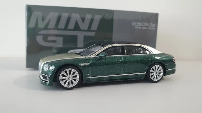 MINIGT BENTLEY FLYING SPUR - WHITE SAND VERDANT - 867 SCALA 1:64 - Immagine 2 di 4