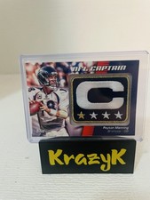 Topps 2012 NFL Captain's Patch Insert Peyton Manning NCP-PM Broncos Football