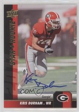 2011 Upper Deck Star Rookie Gold Auto Kris Durham #163 Auto 18f5