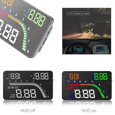 OBD2 T100 HUD Head Up Display Digital Speedometer Windshield Projector Car