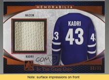2017 Leaf ITG Used Memorabilia Bronze 30/35 Nazem Kadri #GU-31 READ 0a4