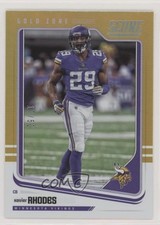 2018 Score Gold Zone 17/50 Xavier Rhodes #204 1u0