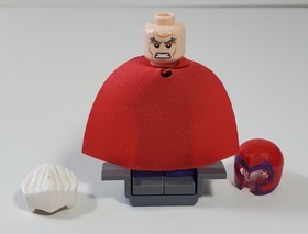 LEGO Marvel Super Heroes X-Men Magneto Minifigure from set 76022 Helmet Platform