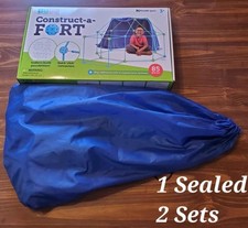 2 MinnARK Kids STEM Sports Construct-a-Fort 85-piece buildable play set Lot