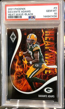 2021 Panini Phoenix Davante Adams Heat Wave Black #/10🔥🔥 SSP - PACKERS-RAMS