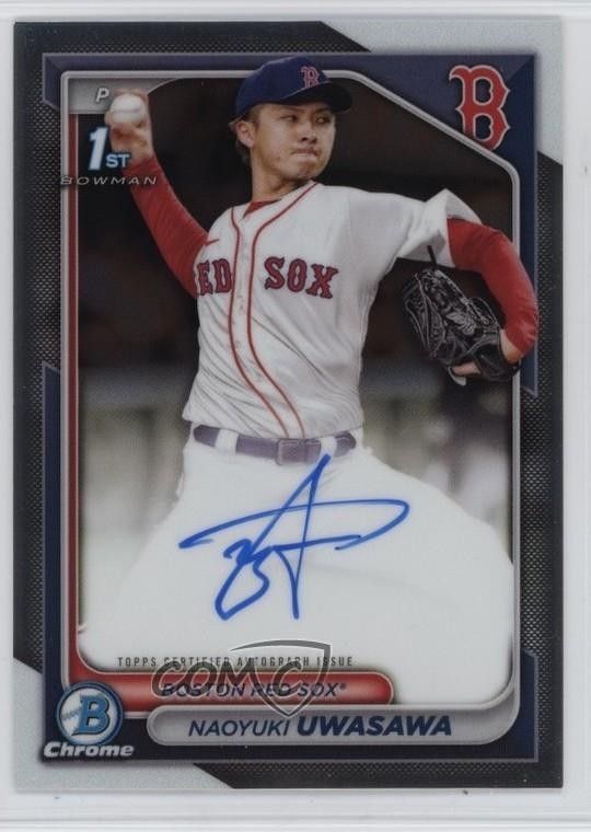 2024 Bowman Chrome Prospect Naoyuki Uwasawa #CPA-NU Rookie Auto RC