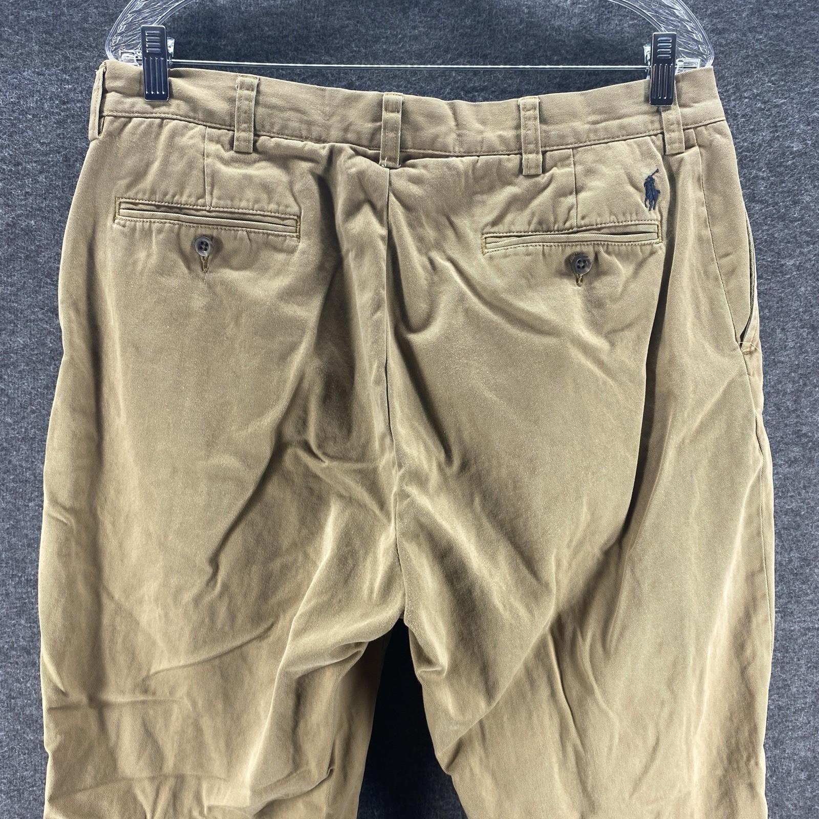 Ralph Lauren Pants Mens 36X32 Beige Prospect Mid Rise Workwear Preppy Outdoor thumbnail 8