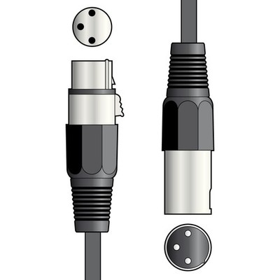 Qtx Essential Mikrofonkabel XLR 3,0m