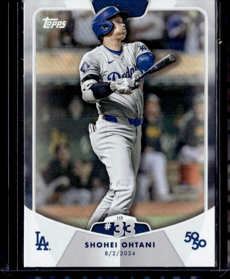 2024 Topps 50/50: Shohei Ohtani #61 33rd Home Run LA Dodgers