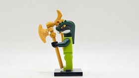 LEGO minifigure Lizaru njo0068 Ninjago Rise of Snakes 9557 green snake
