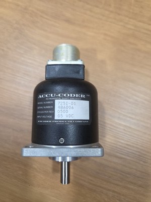 Accu-coder 725I-D1 Incremental Shaft Encoder 500CPR 05vdc new no box mint