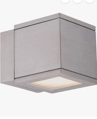 WAC Lighting WS-W2505 Aluminum  2-Light Led Outdoor Single Wall Sconce WHITE 