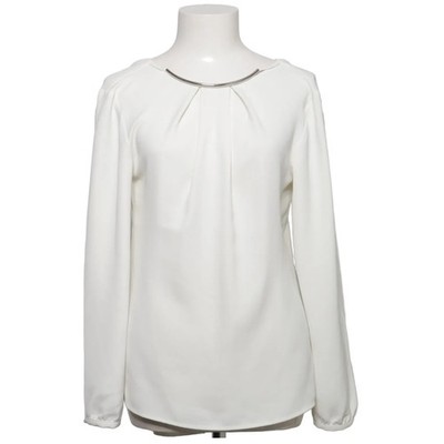Calvin Klein, Bluse, Größe: S, Weiß, Polyester, Einfarbig, Damen #B8I