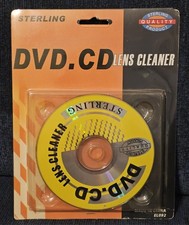 Sterling Brand CD DVD CD-ROM Laser Lens Cleaner Compact Disc Dry Cleaning Kit