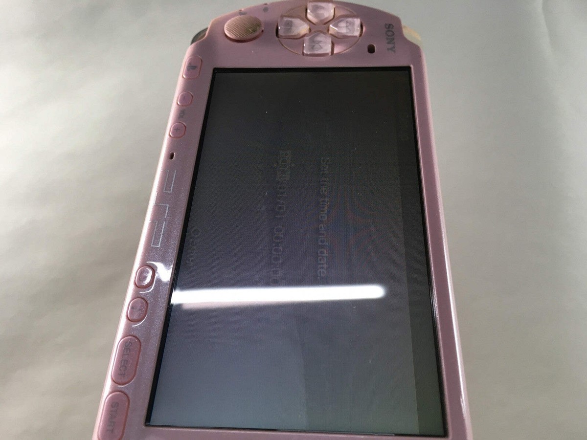 GD7675 Plz Read Item Condi PSP-3000 BLOSSOM PINK SONY PSP