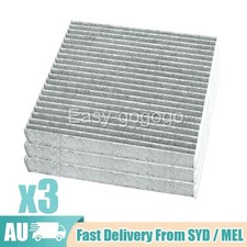 3 Car Pollen Cabin Air Filter For Toyota Camry Sienna Yaris RAV4 Subaru Outback~