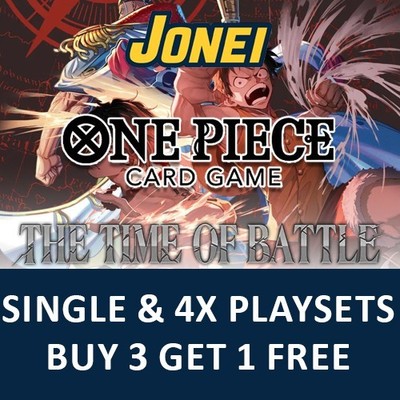 One Piece OP16 The Time of Battle Einzelkarten & 4x Playset C, U, R, & L