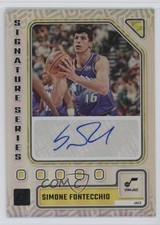 2023-24 Panini Donruss Signature Series Simone Fontecchio #SS-FON Auto 1rq7