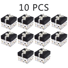 10X Gift Boxes Black White Paper Boxes with Lid Ribbon for Favor Party Presents
