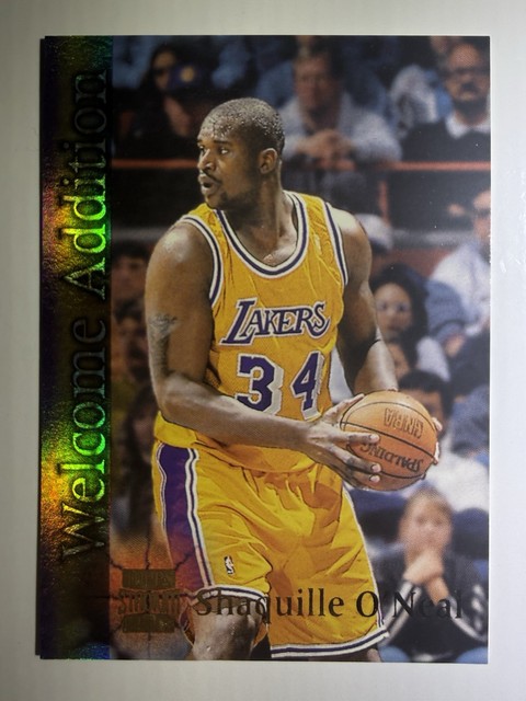 1996-97 Topps Stadium Club - Welcome Addition Shaquille O'Neal #WA 19 HOLO - HOF