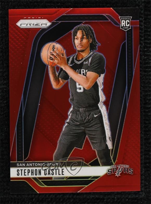 2024-25 Panini Prizm Red Prizm 257/299 Stephon Castle #234 Rookie RC 1h6y
