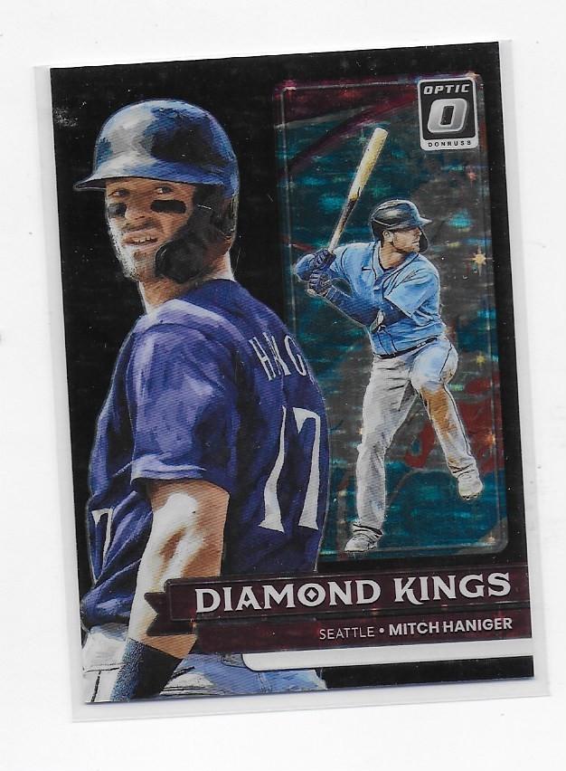 2022 Panini Donruss Optic Diamond Kings Black Stars Prizm /149 Mitch Haniger #12
