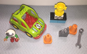 Lego DUPLO Rally Car #10589 with Box Retired 2015