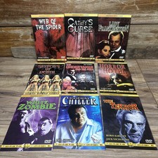 Lot of 9 vintage Classic Horror Movie DVD's. See Photos