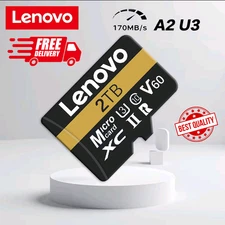 Lenovo 1TB 512GB SD Card 2TB Memory Card 128GB Micro TF Waterproof for Surfing