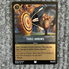 Disney Lorcana Wilds Unknown Three Arrows 197/204 Foil Near Mint