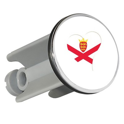 Waschbeckenstöpsel Jersey Flagge Herz Geschenkidee Jersey Geschenk Präsent Mitbr