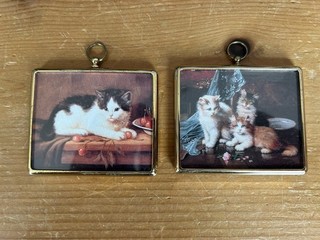 The Miniature World Of Peter Bates Vintage Cats Number 83 And 84