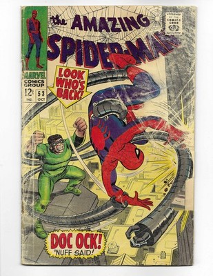 Amazing Spider-Man 53 1967 G/VG 3.0 Doctor Octopus Gwen Stacy
