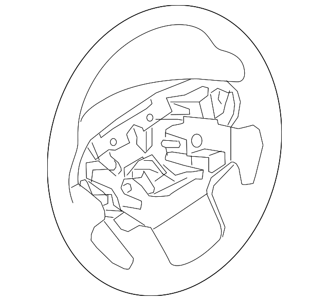 Genuine Nissan Steering Wheel 48430-9FU2A