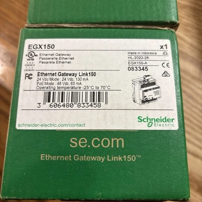 SCHNEIDER ELECTRIC TELEMECANIQUE ETHERNET GATEWAY, LINK 150, EGX150 NEW