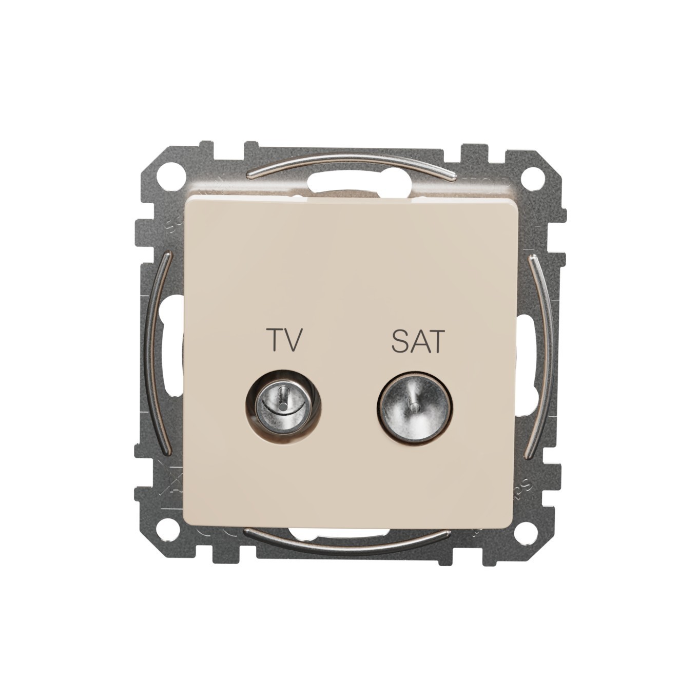 TV/SAT Power Socket (4dB) Seat Design i Elements SDD112471S