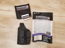 Rounded Everyday Carry OWB Kydex Paddle Holster Ruger American Full Size Left LH