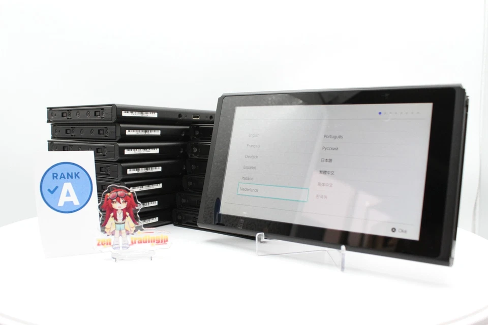 Consola Nintendo Switch sin parches V1 Hac-001 2017 región libre rango A vendedor de EE. UU. Foto 2 de 4