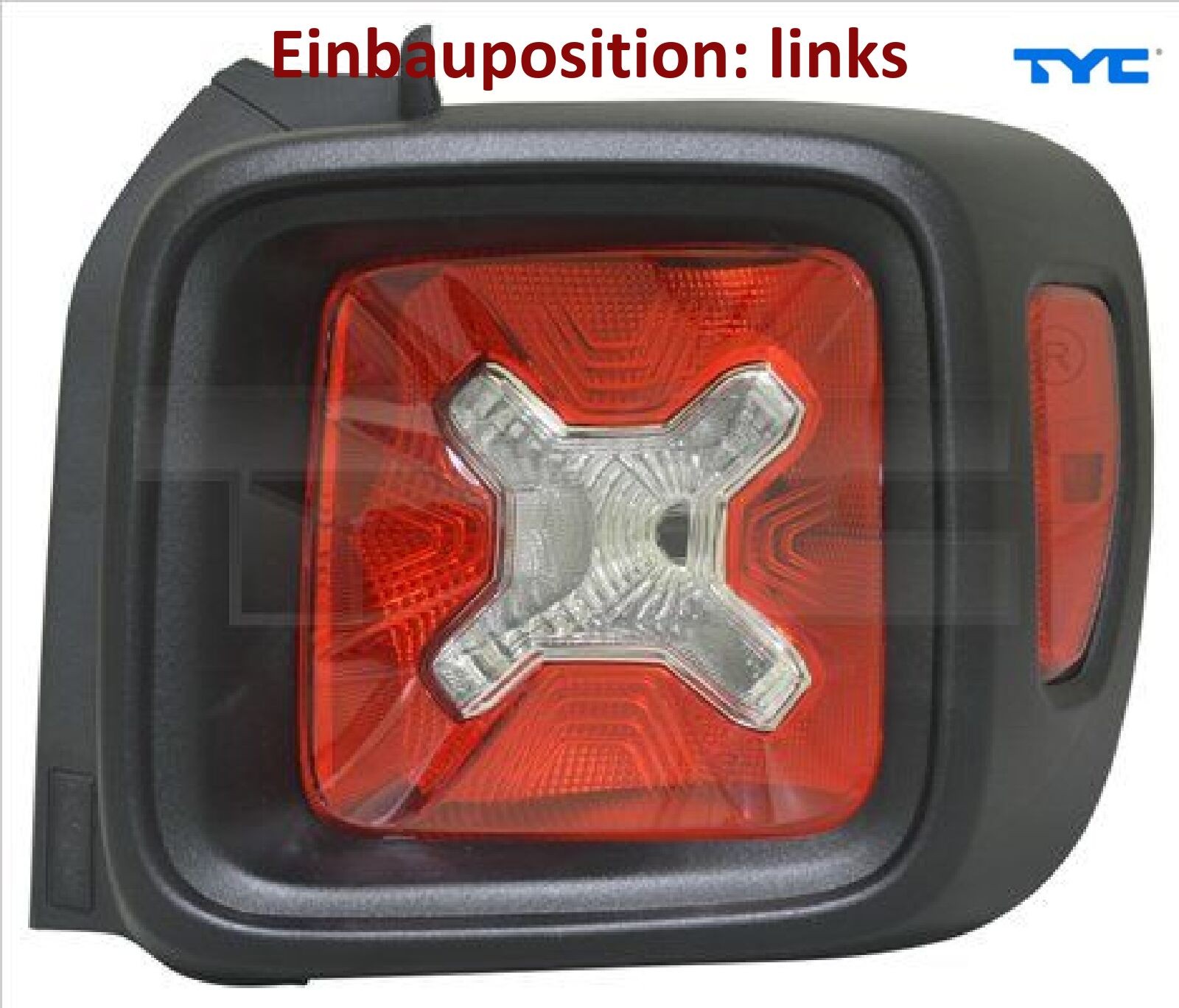 TYC 11-6814-21-2 Heckleuchte links Rücklicht Hecklicht Rückleuchte für Jeep
