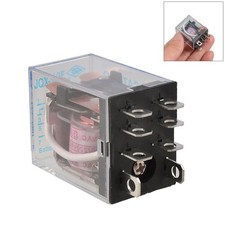 JQX-13F2Z AC 220V Coil 10A 240VAC 28VDC 8 Pin DPDT General Purpose Relay DIY