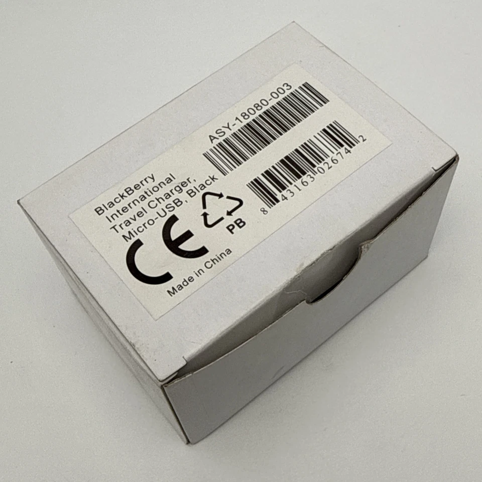 Cargador de Pared Original Blackberry Micro-USB para Curve Pearl Torch Bold Storm Foto 2 de 4