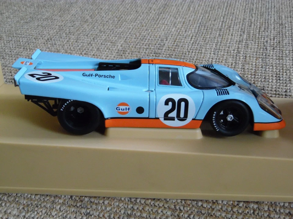 Porsche 917 #20 - Steve McQueen - 1:18 - Autoart - 24h Le Mans - film golfo - Immagine 4 di 4